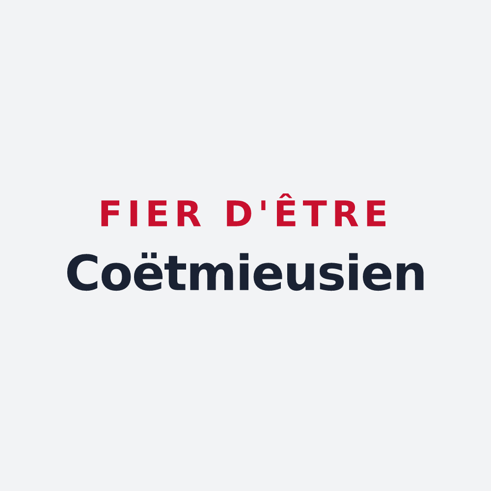 Poster « Fier d'être Coëtmieusien » — design pour Coëtmieux