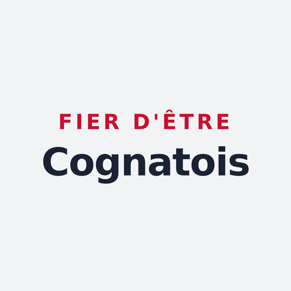 Poster « Fier d'être Cognatois » — design pour Cognat-Lyonne