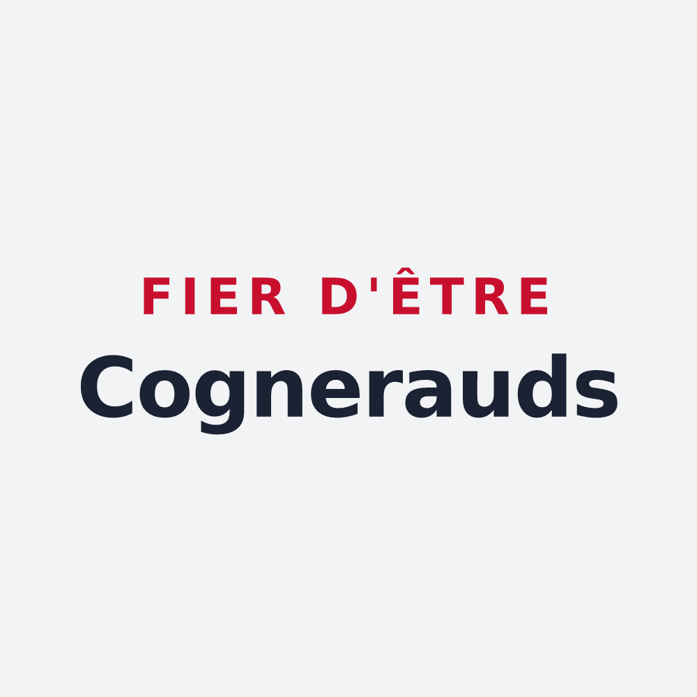Poster « Fier d'être Cognerauds » — design pour Cognin