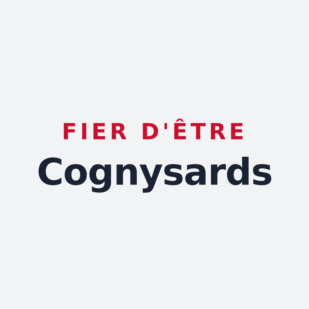 Poster « Fier d'être Cognysards » — design pour Cogny