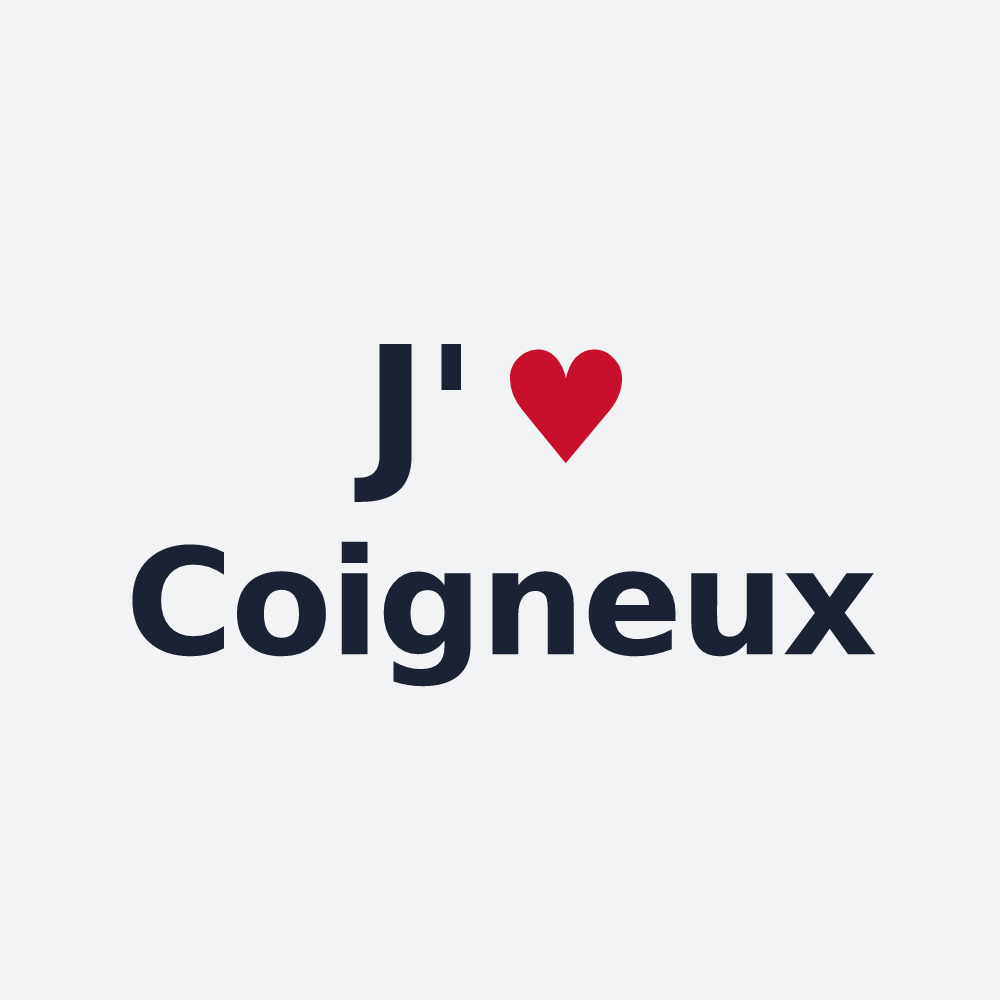 Poster personnalisé Coigneux — design J'aime Coigneux