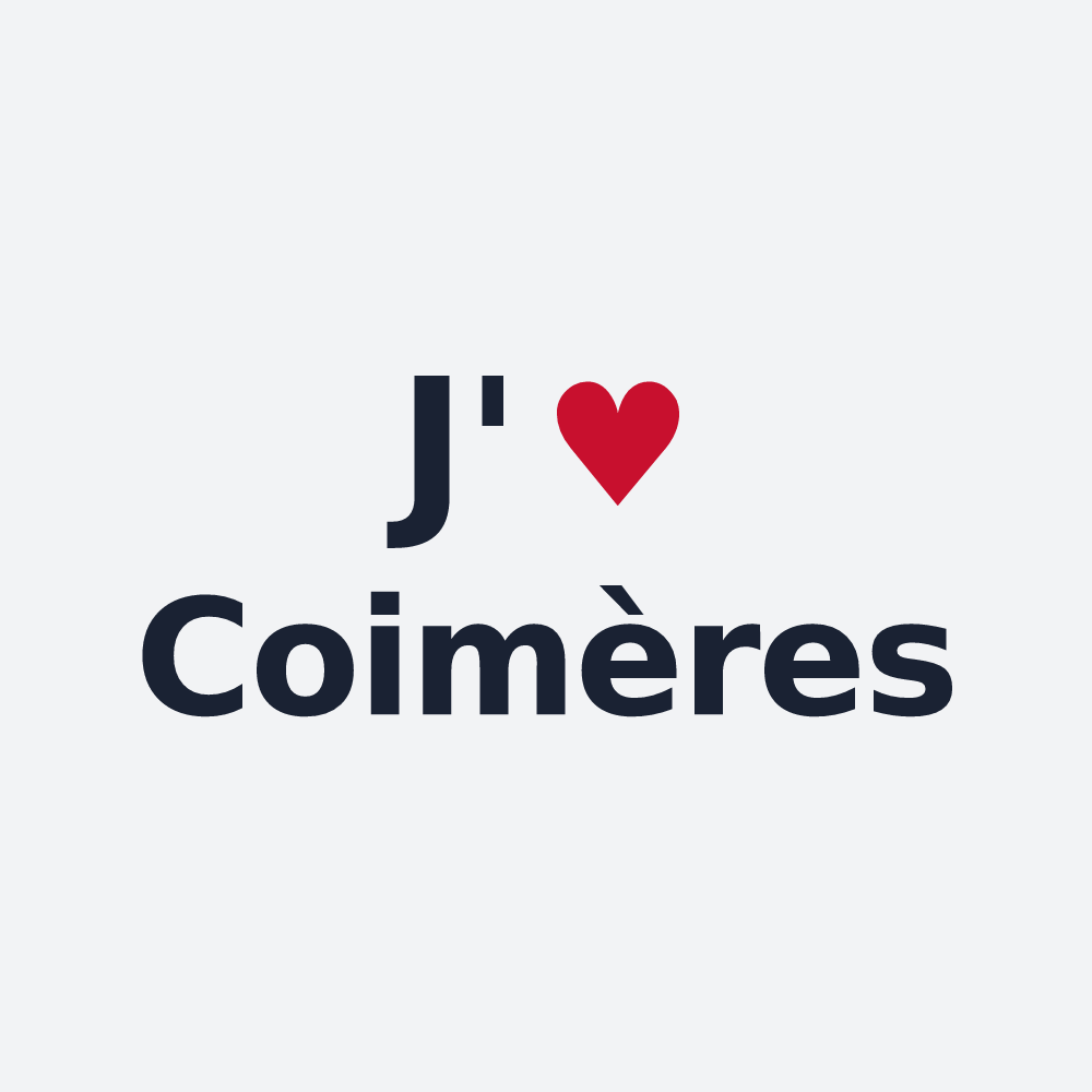 Poster personnalisé Coimères — design J'aime Coimères