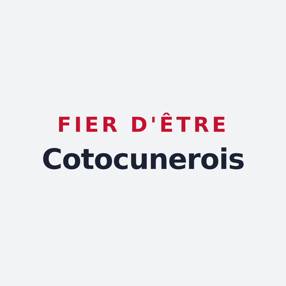 Poster « Fier d'être Cotocunerois » — design pour Coin-lès-Cuvry