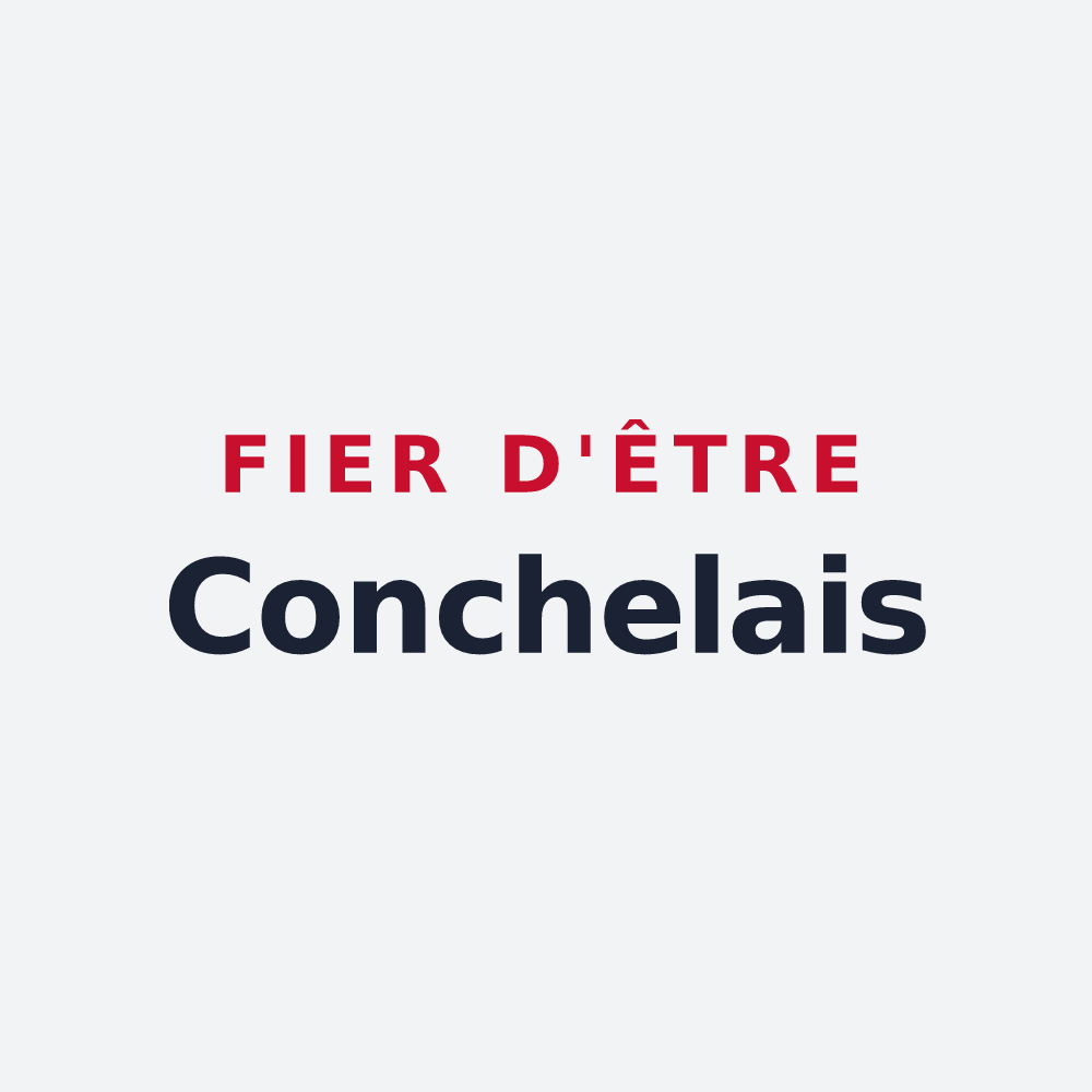 Poster « Fier d'être Conchelais » — design pour Coinches