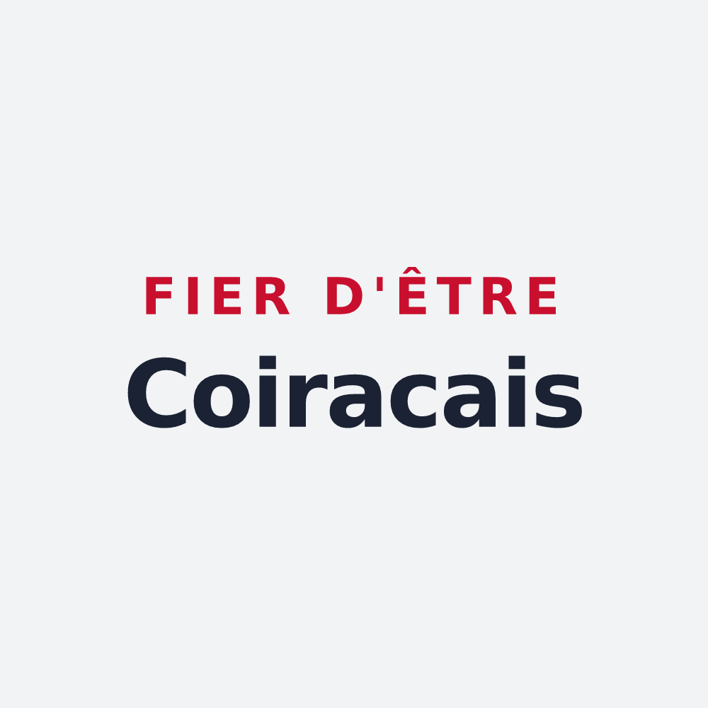 Poster « Fier d'être Coiracais » — design pour Coirac