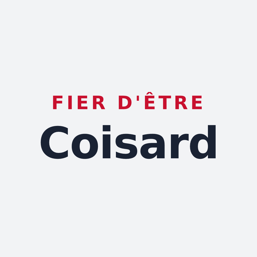 Poster « Fier d'être Coisard » — design pour Coise-Saint-Jean-Pied-Gauthier