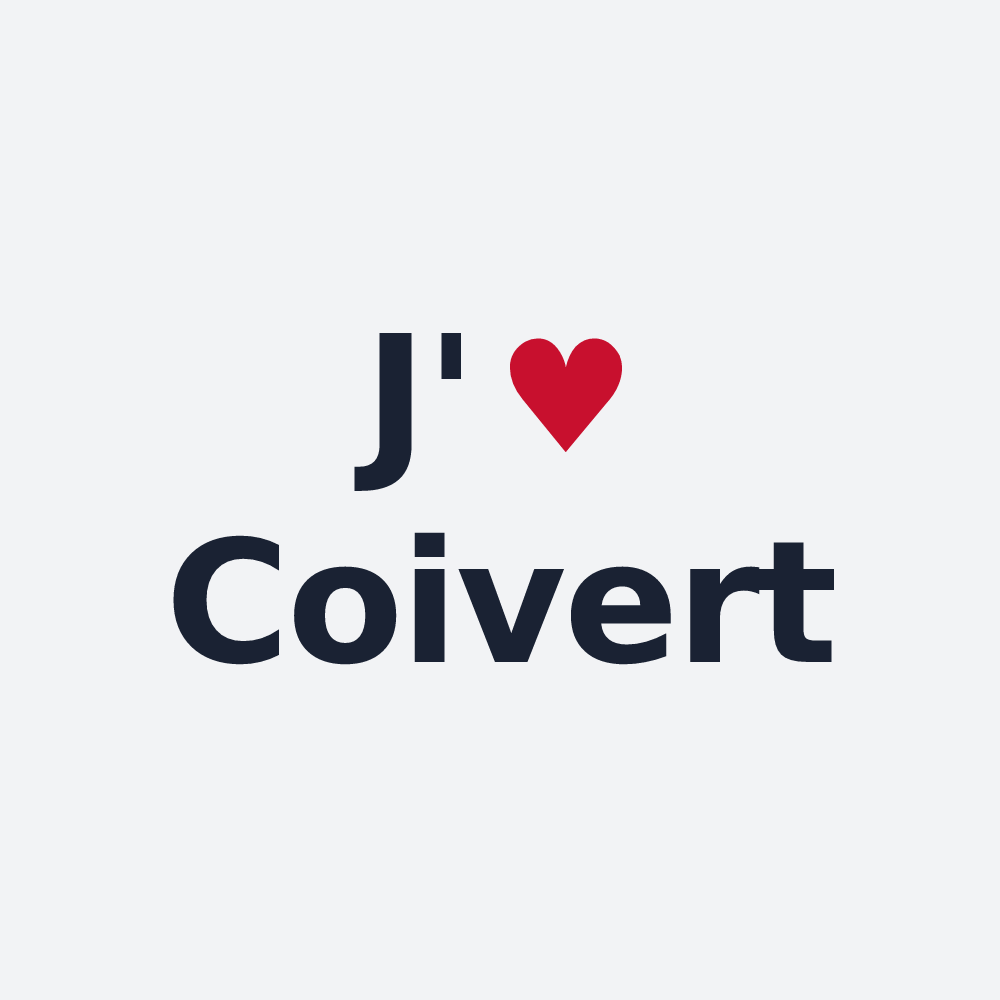 Poster personnalisé Coivert — design J'aime Coivert