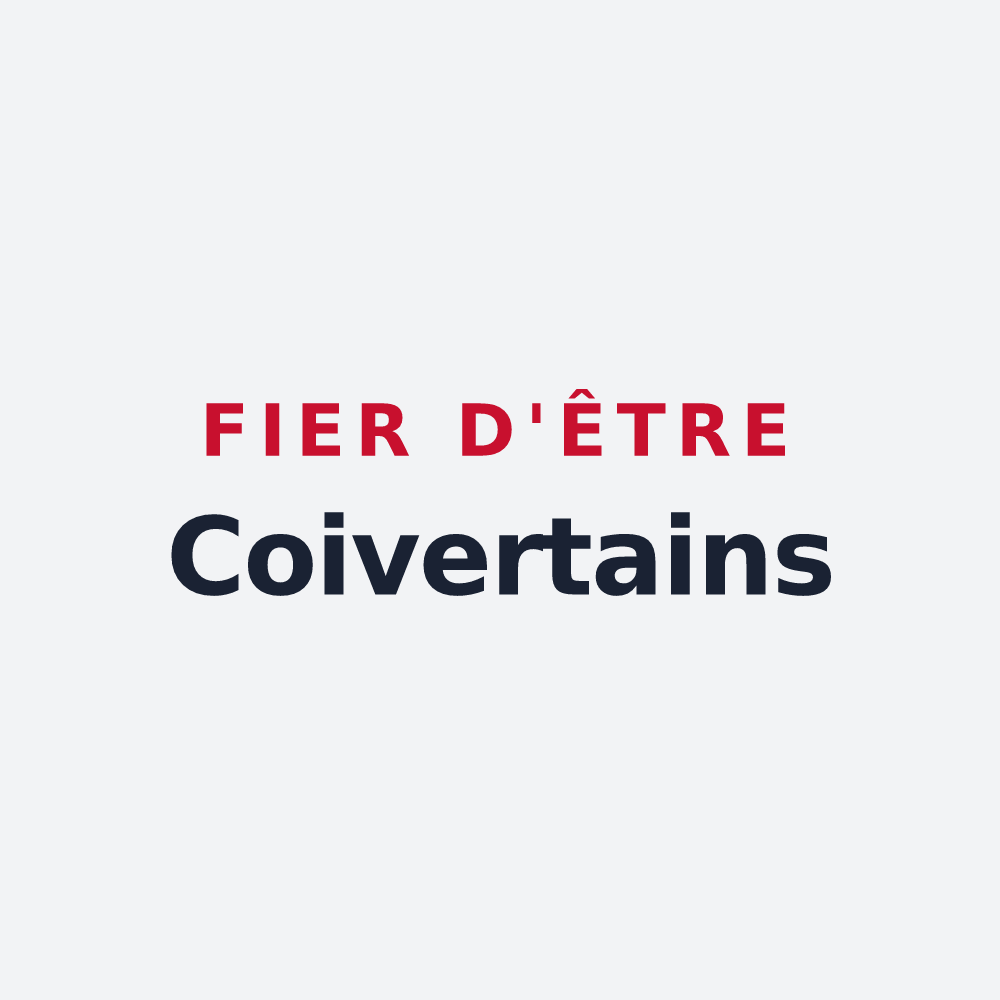 Poster « Fier d'être Coivertains » — design pour Coivert