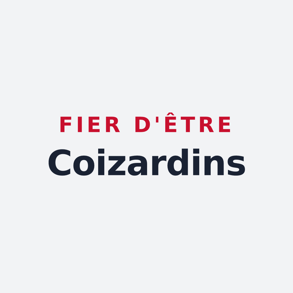 Poster « Fier d'être Coizardins » — design pour Coizard-Joches