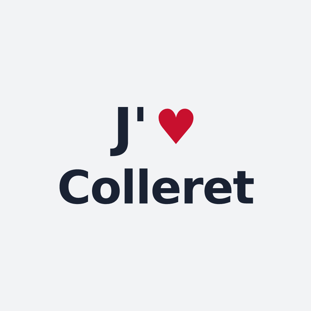 Poster personnalisé Colleret — design J'aime Colleret