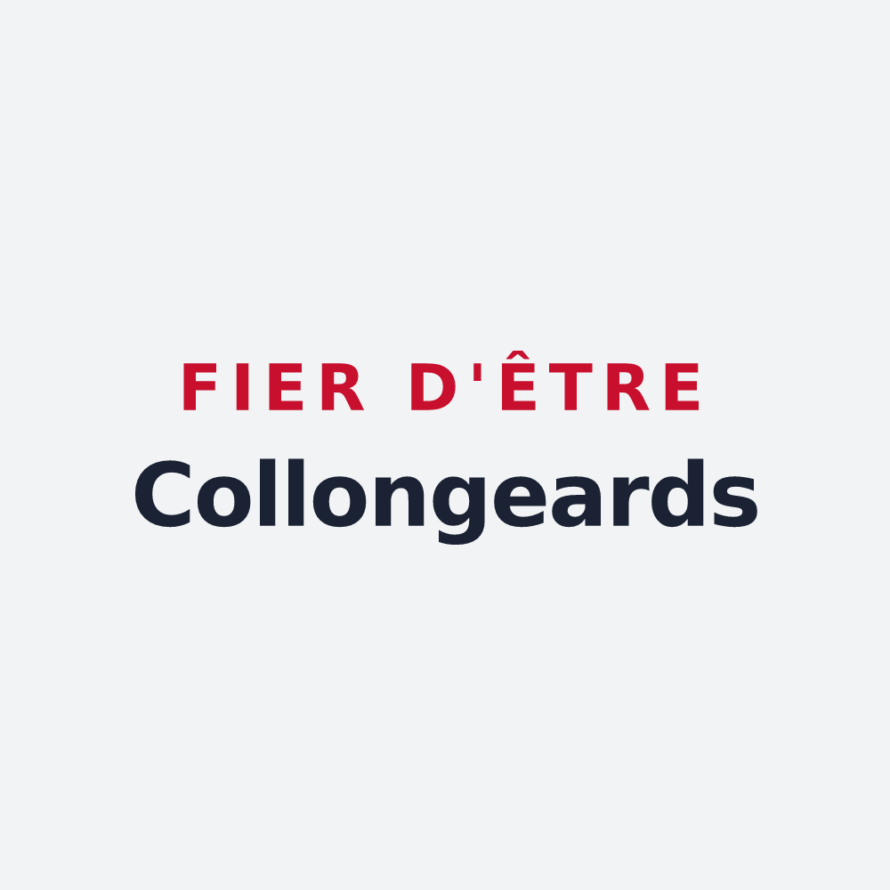 Poster « Fier d'être Collongeards » — design pour Collonges-au-Mont-d'Or