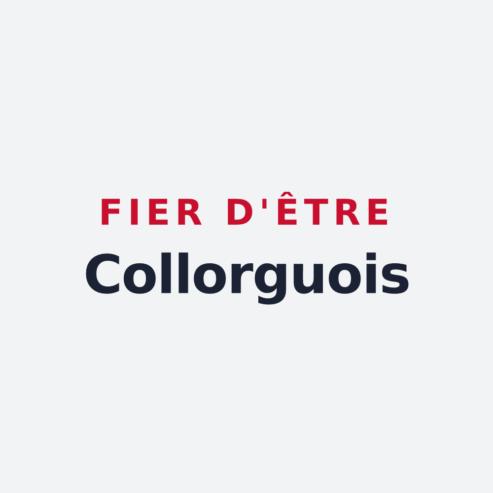 Poster « Fier d'être Collorguois » — design pour Collorgues