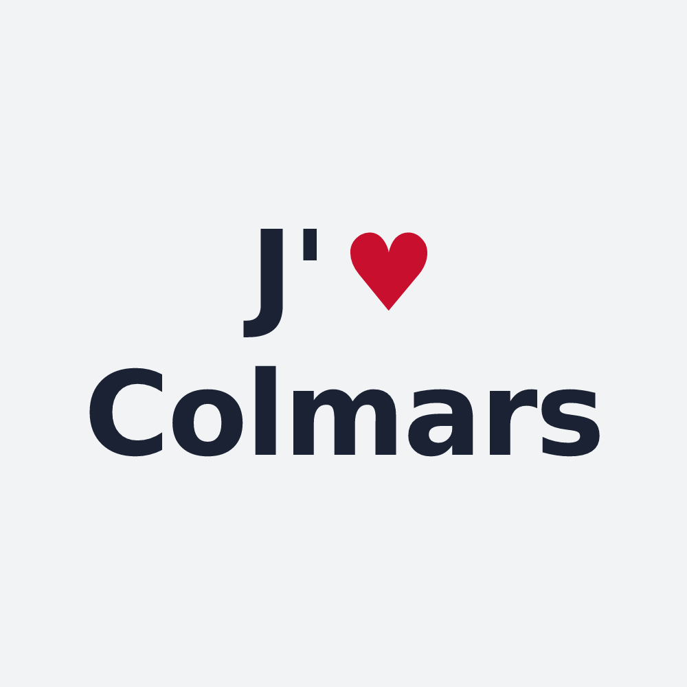 Poster personnalisé Colmars — design J'aime Colmars