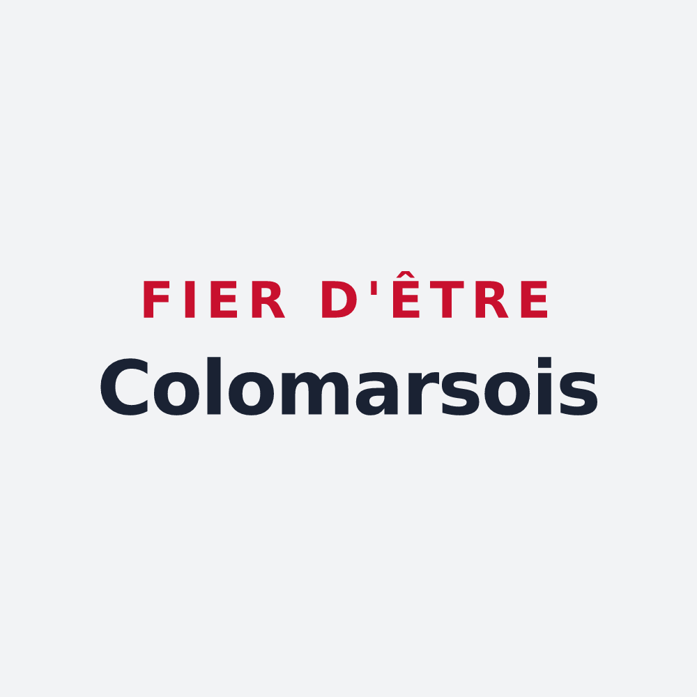 Poster « Fier d'être Colomarsois » — design pour Colomars