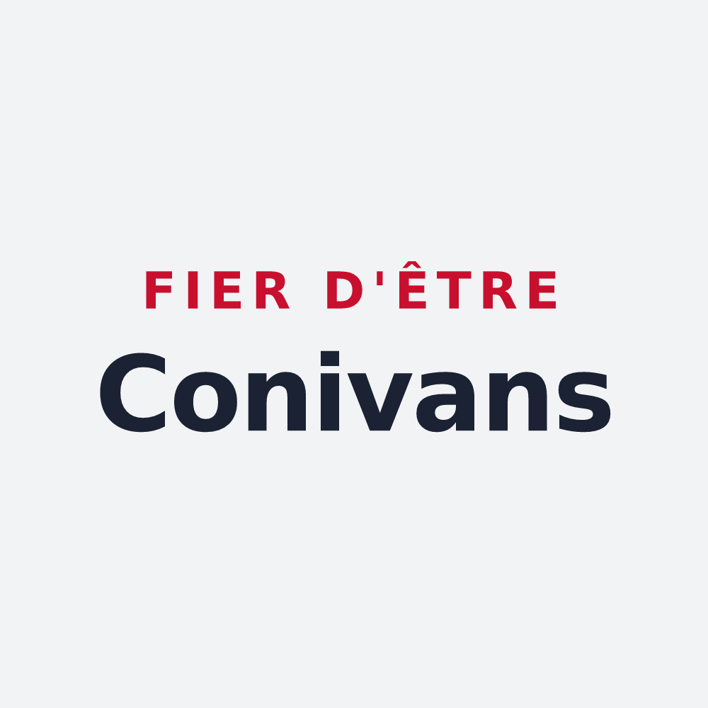 Poster « Fier d'être Conivans » — design pour Colombé-la-Fosse