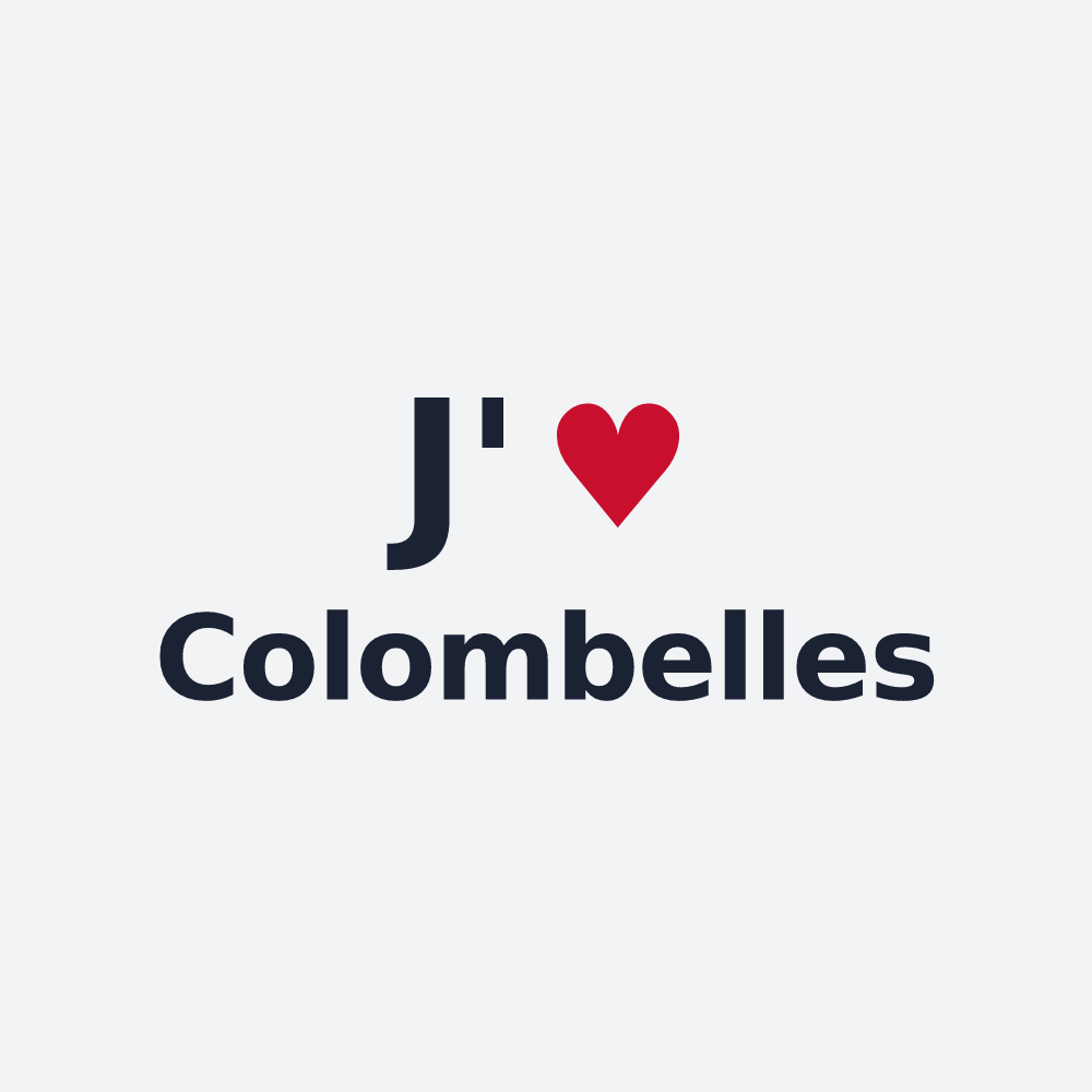 Poster personnalisé Colombelles — design J'aime Colombelles