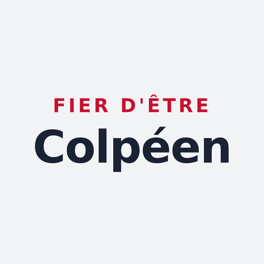 Poster « Fier d'être Colpéen » — design pour Colpo