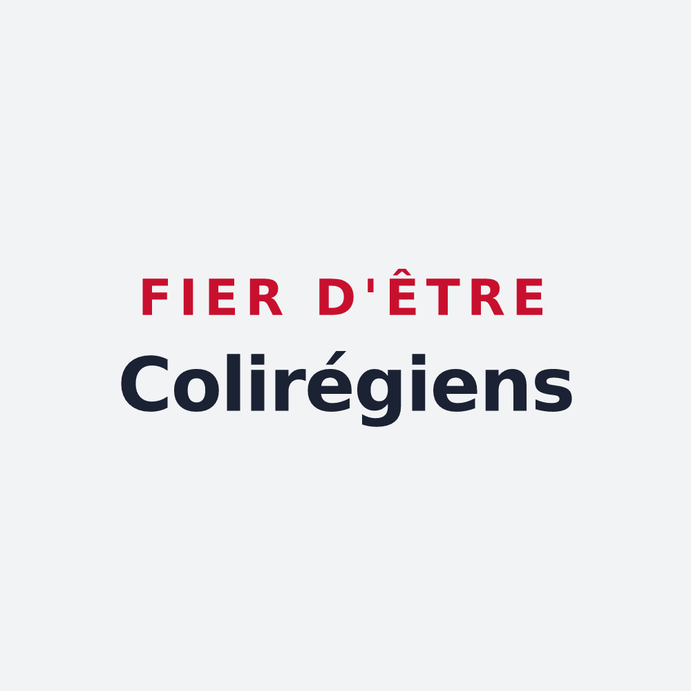 Poster « Fier d'être Colirégiens » — design pour Colroy-la-Roche