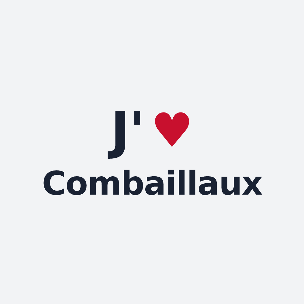 Poster personnalisé Combaillaux — design J'aime Combaillaux