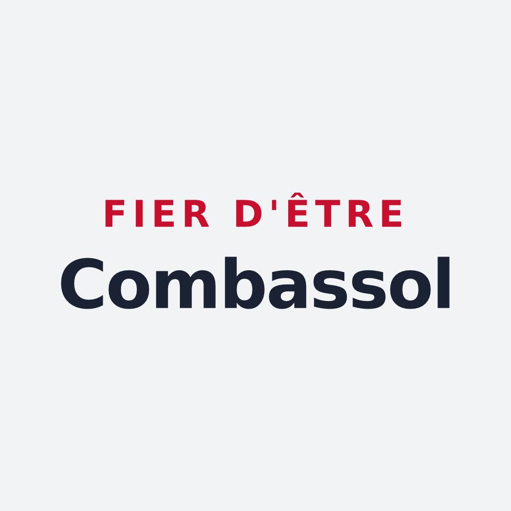 Poster « Fier d'être Combassol » — design pour Combas