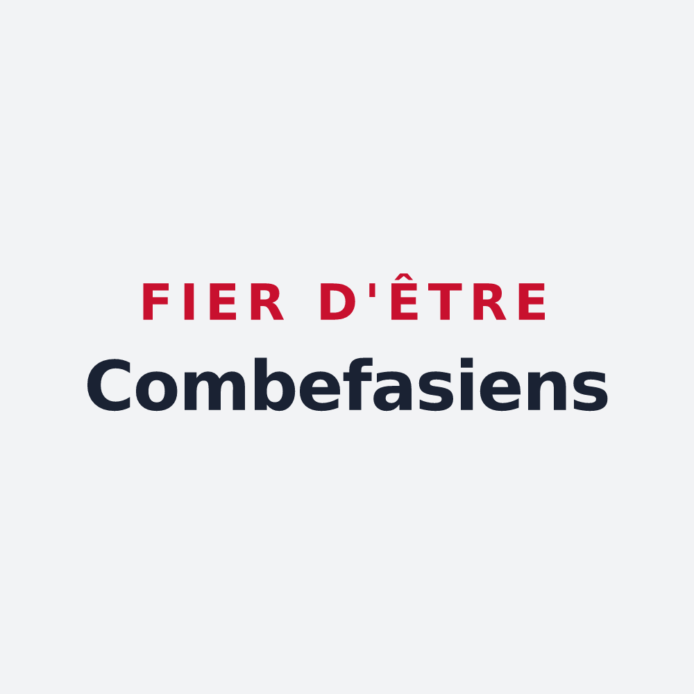 Poster « Fier d'être Combefasiens » — design pour Combefa