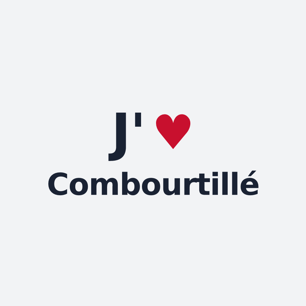 Poster personnalisé Combourtillé — design J'aime Combourtillé