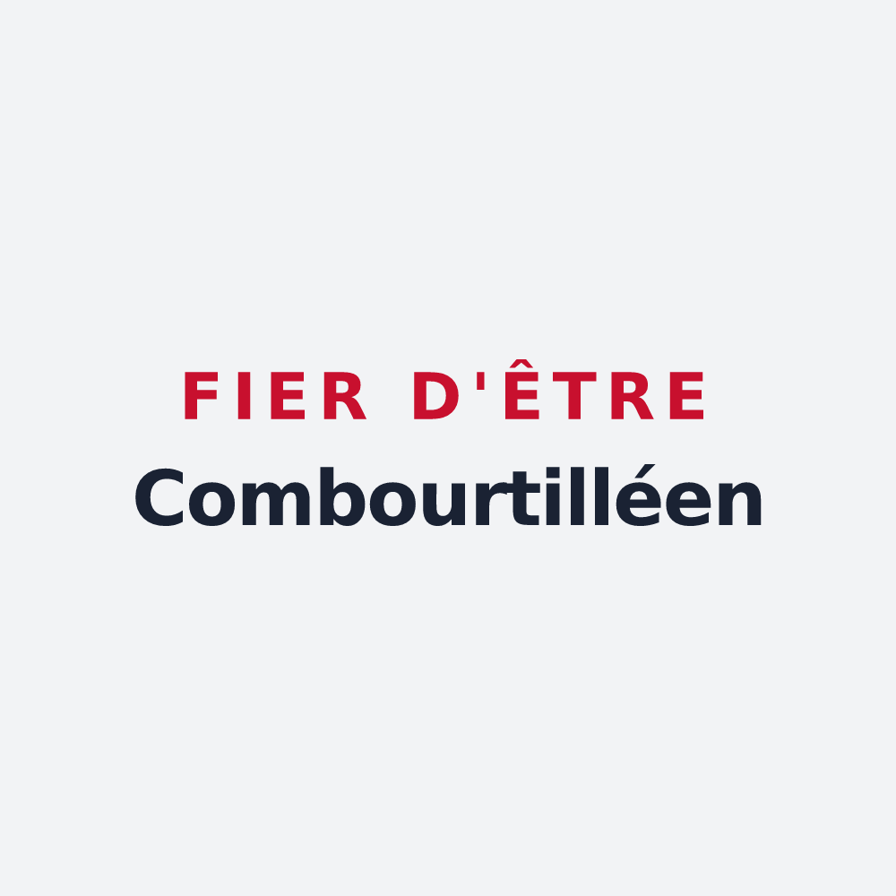 Poster « Fier d'être Combourtilléen » — design pour Combourtillé