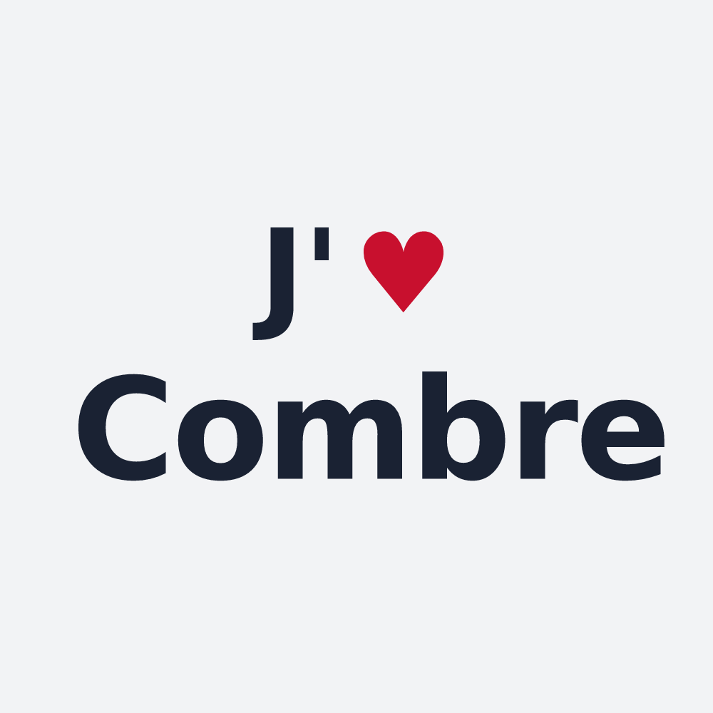 Poster personnalisé Combre — design J'aime Combre