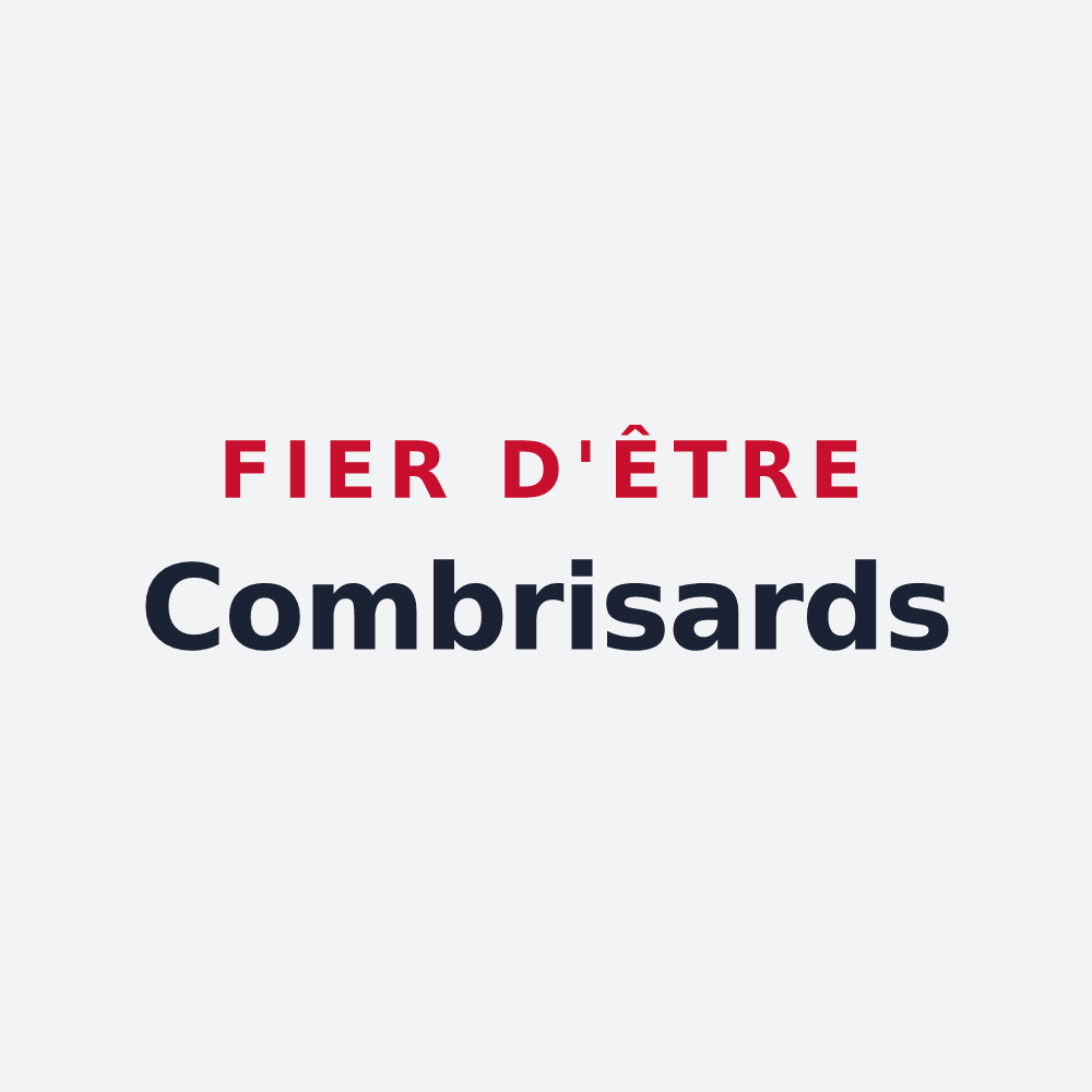 Poster « Fier d'être Combrisards » — design pour Combre