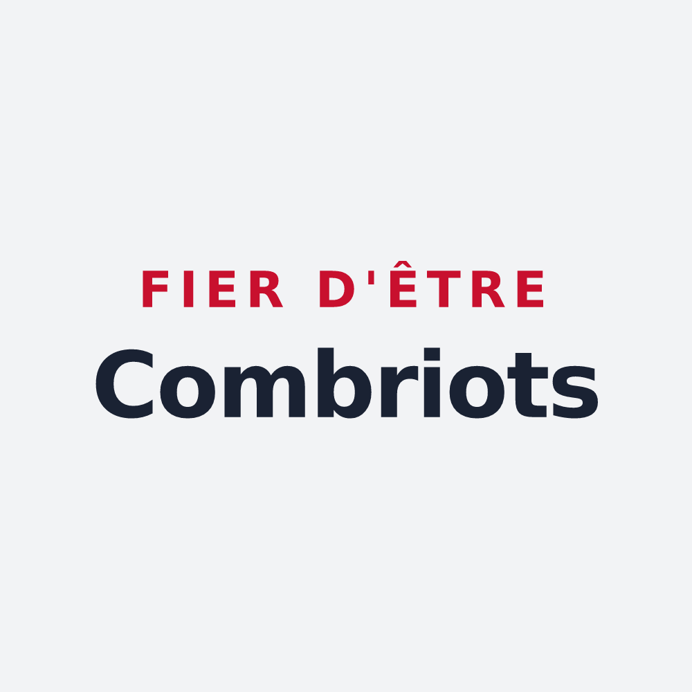 Poster « Fier d'être Combriots » — design pour Combres-sous-les-Côtes