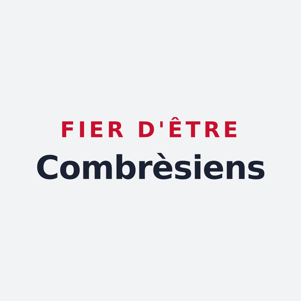 Poster « Fier d'être Combrèsiens » — design pour Combreux