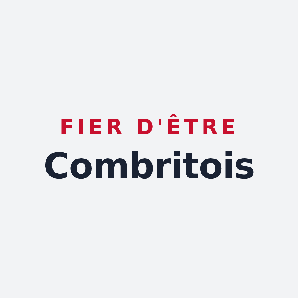 Poster « Fier d'être Combritois » — design pour Combrit