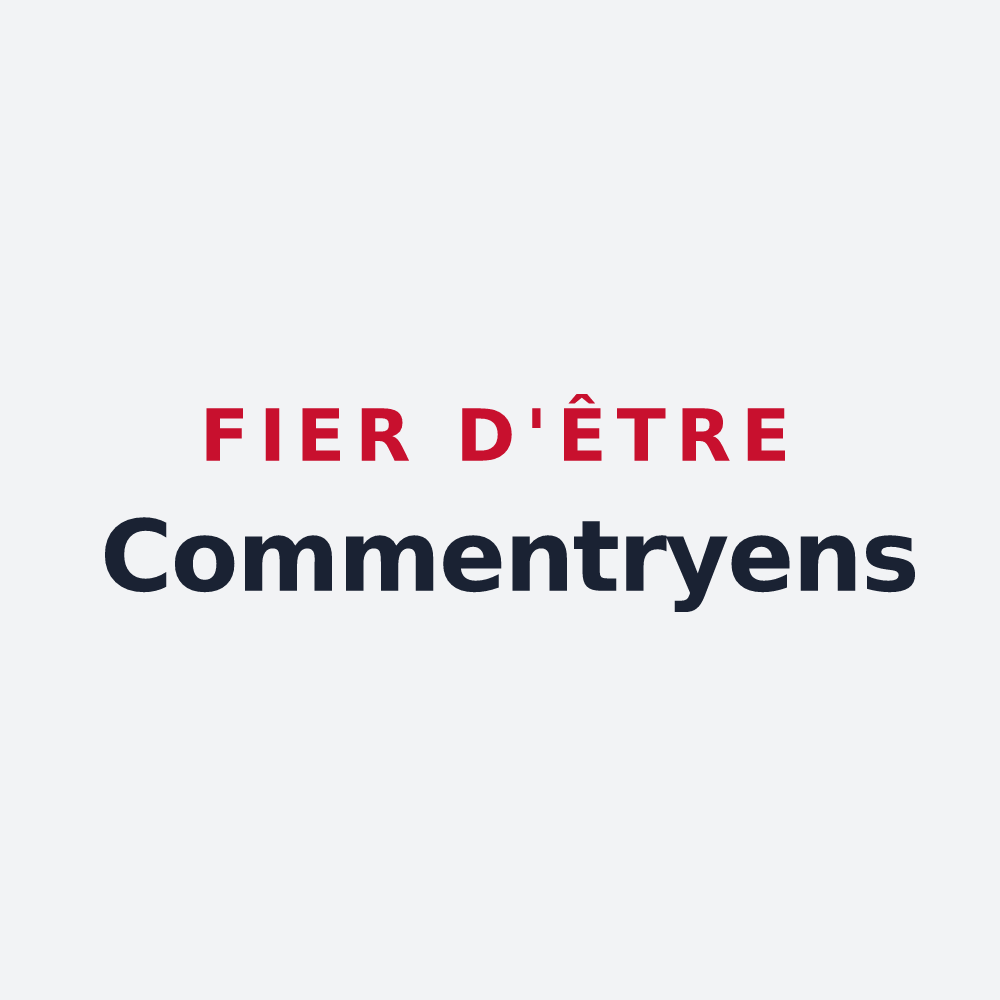 Poster « Fier d'être Commentryens » — design pour Commentry