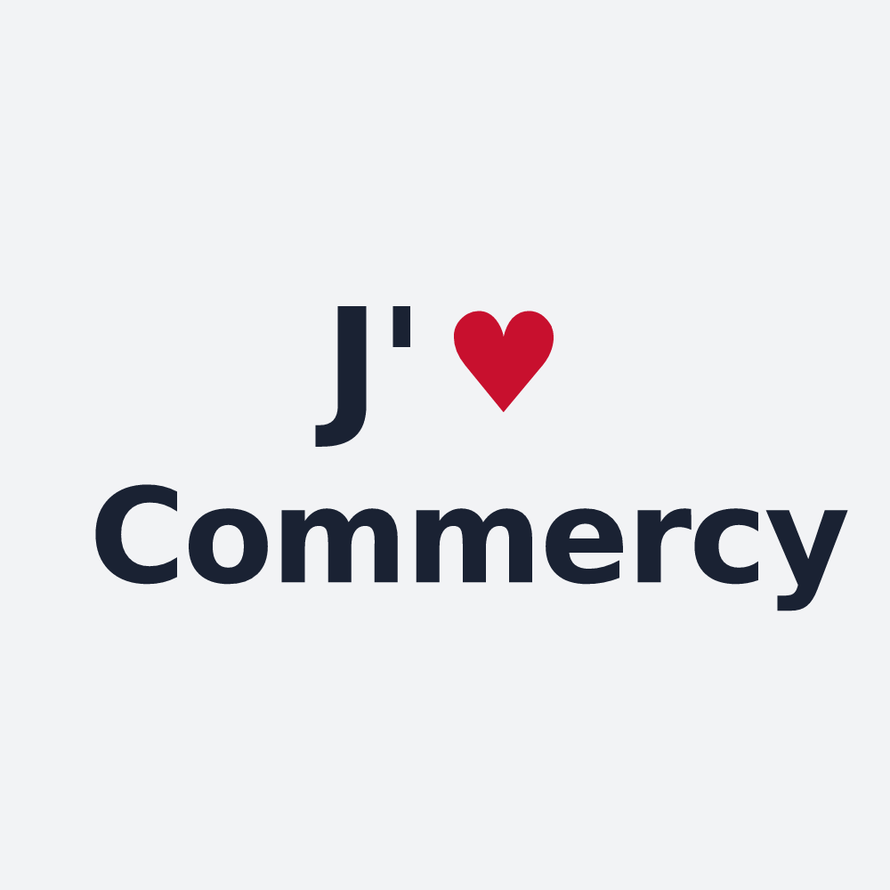 Poster personnalisé Commercy — design J'aime Commercy