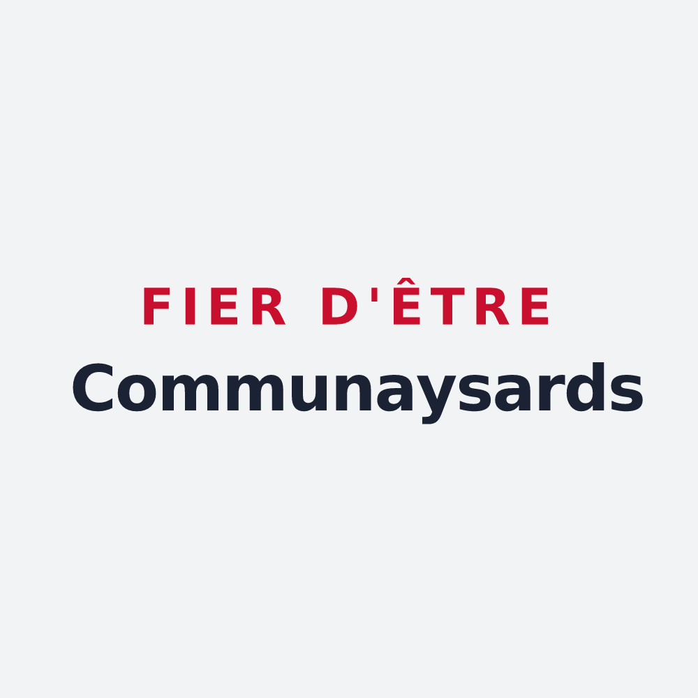Poster « Fier d'être Communaysards » — design pour Communay