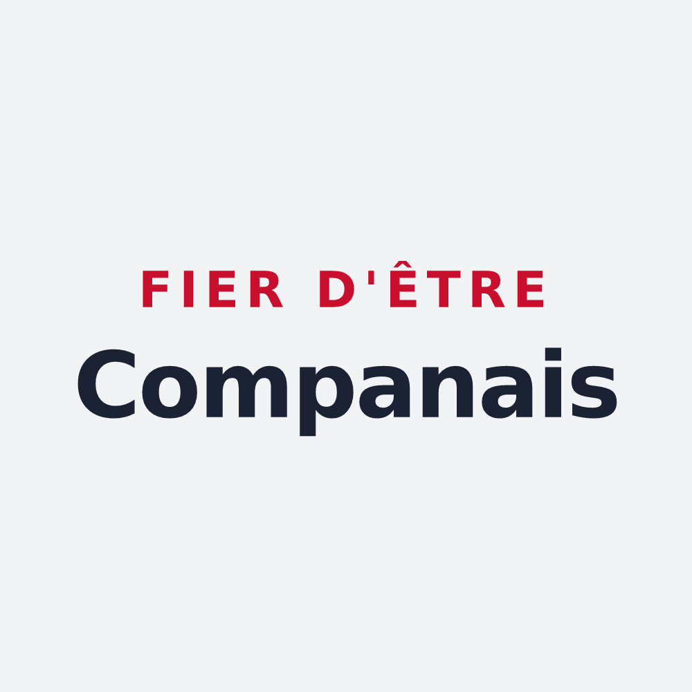 Poster « Fier d'être Companais » — design pour Compans