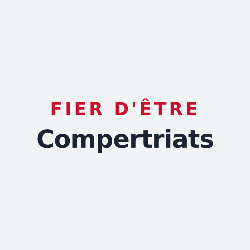 Poster « Fier d'être Compertriats » — design pour Compertrix