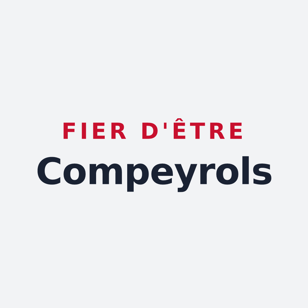 Poster « Fier d'être Compeyrols » — design pour Compeyre