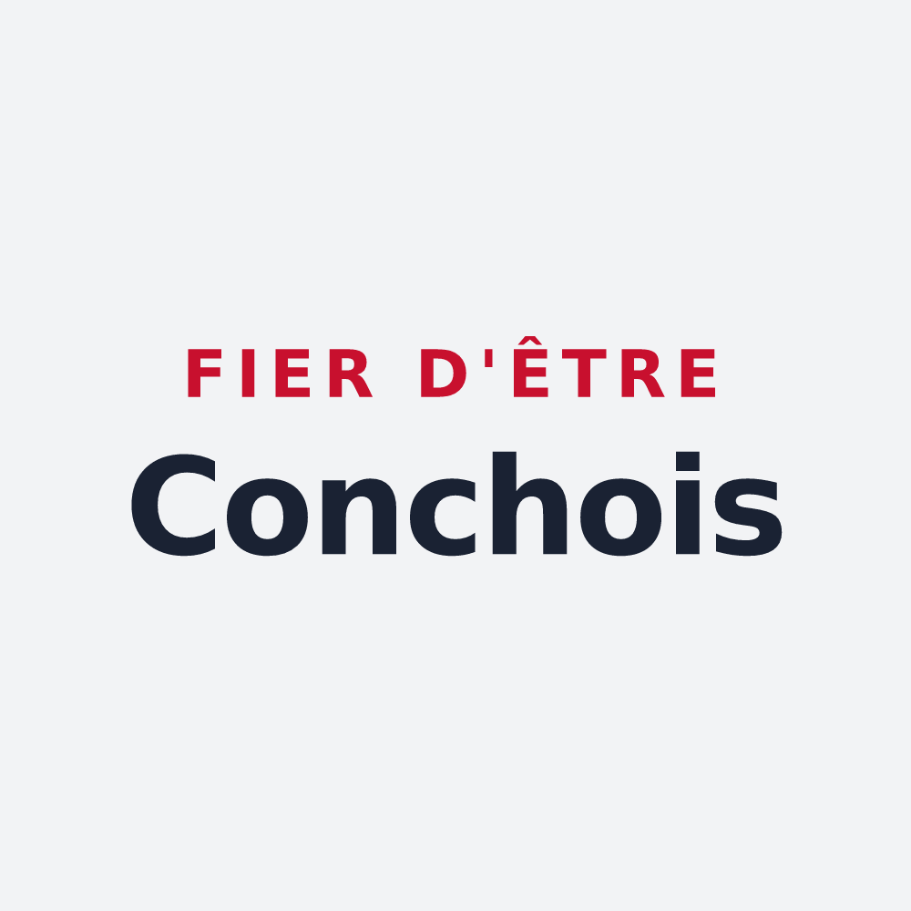 Poster « Fier d'être Conchois » — design pour Conches-sur-Gondoire