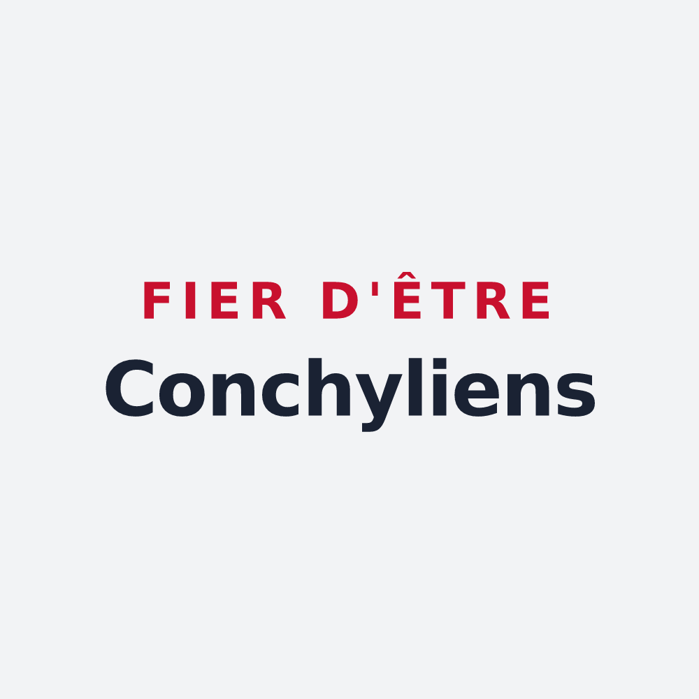 Poster « Fier d'être Conchyliens » — design pour Conchy-les-Pots