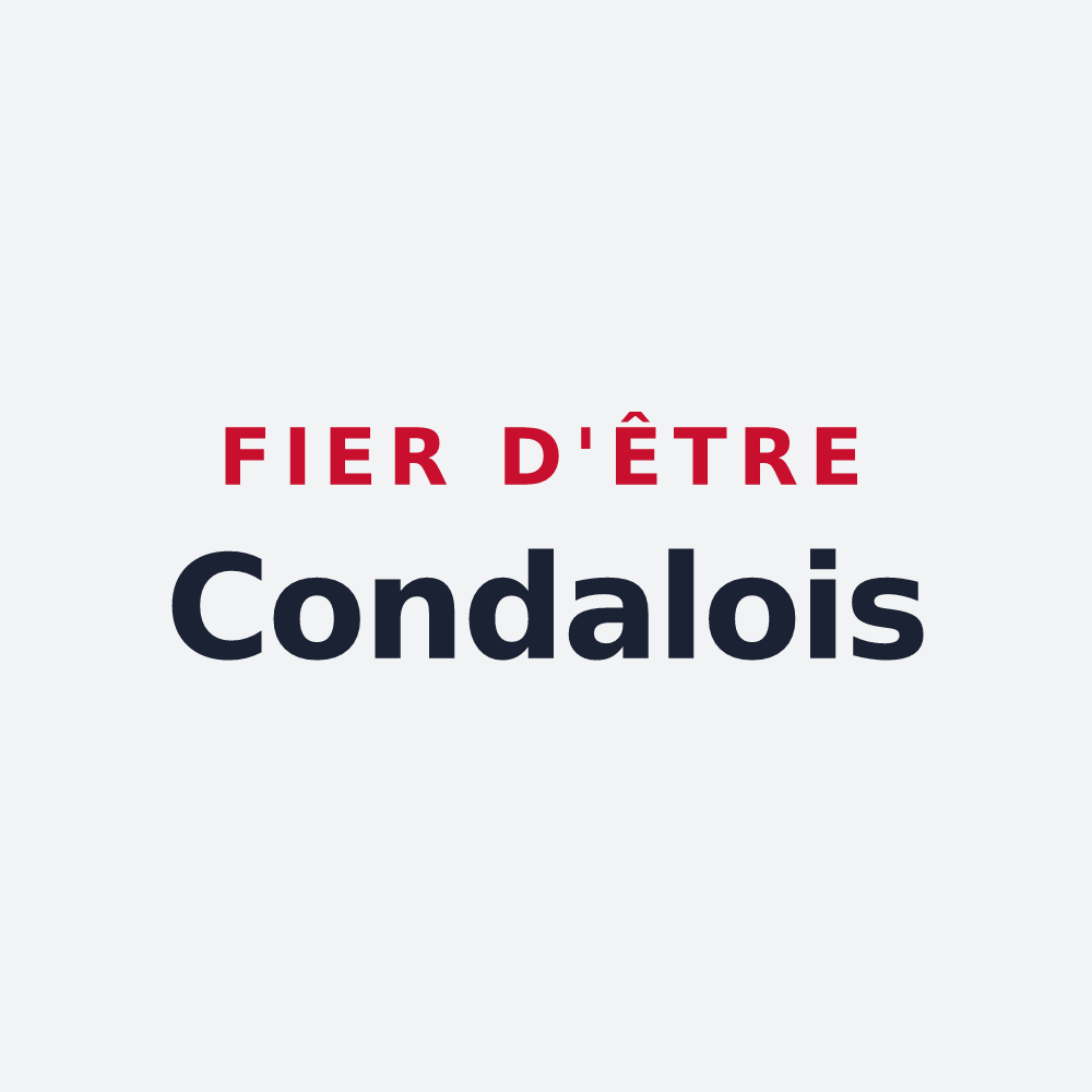 Poster « Fier d'être Condalois » — design pour Condal