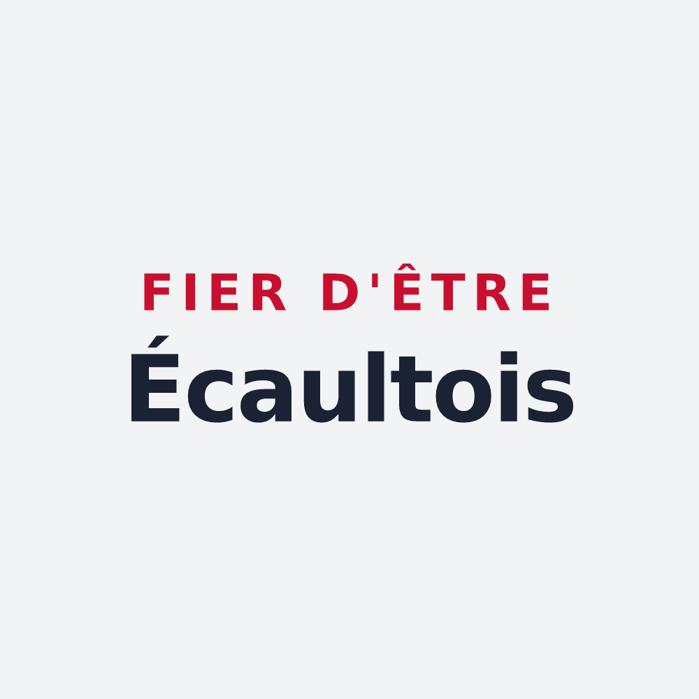 Poster « Fier d'être Écaultois » — design pour Condette