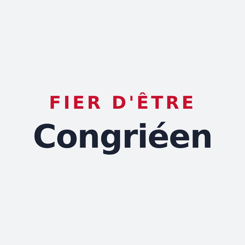 Poster « Fier d'être Congriéen » — design pour Congrier