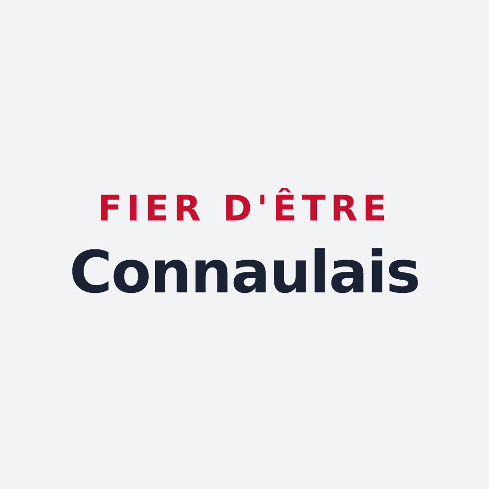 Poster « Fier d'être Connaulais » — design pour Connaux