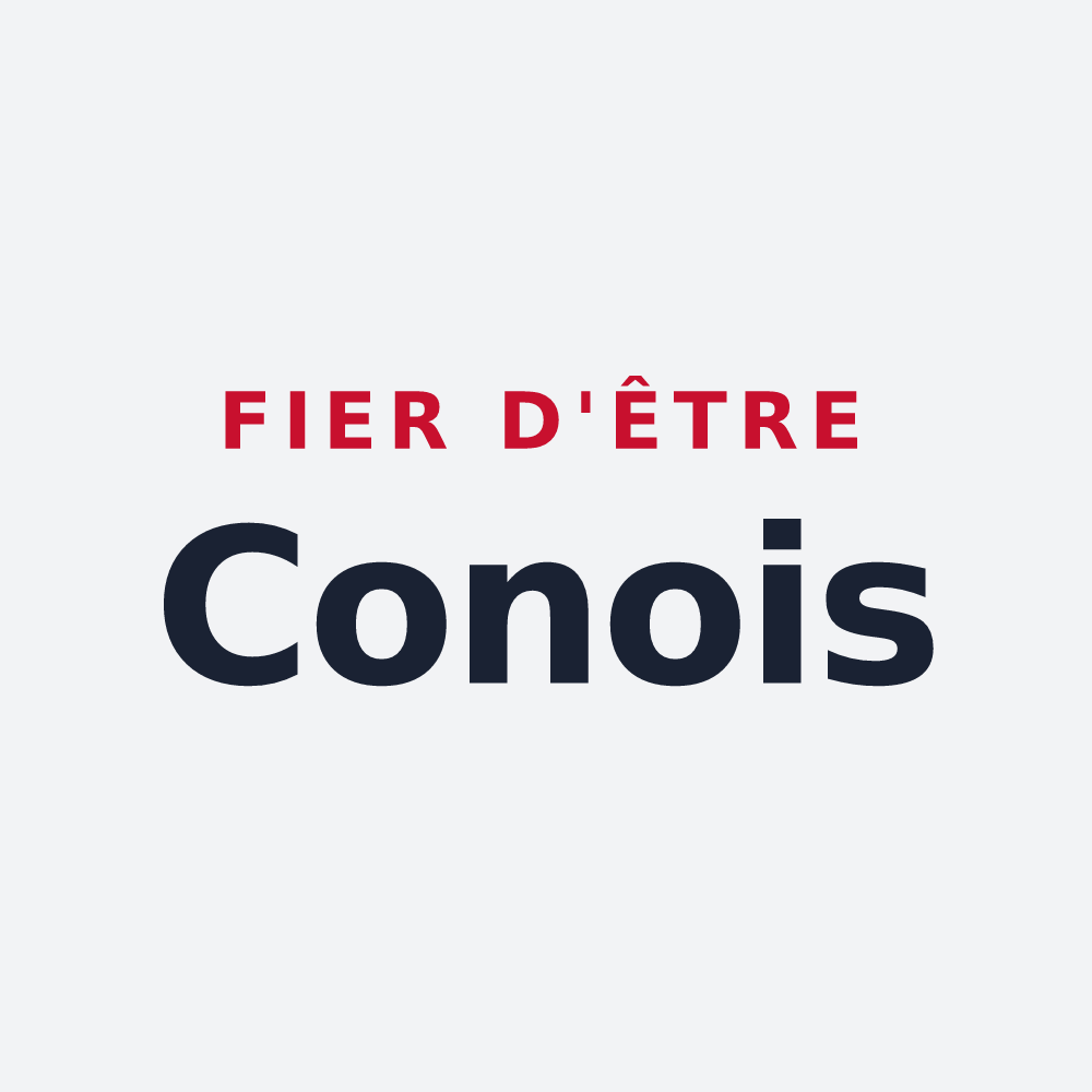 Poster « Fier d'être Conois » — design pour Conne-de-Labarde
