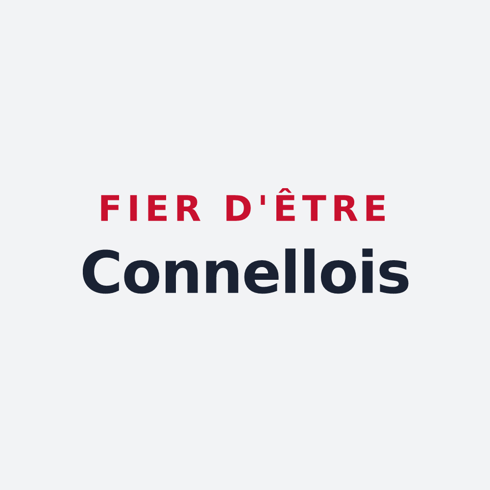 Poster « Fier d'être Connellois » — design pour Connelles