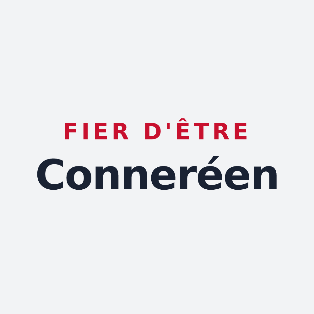 Poster « Fier d'être Conneréen » — design pour Connerré