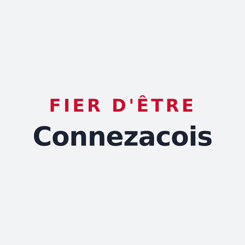 Poster « Fier d'être Connezacois » — design pour Connezac
