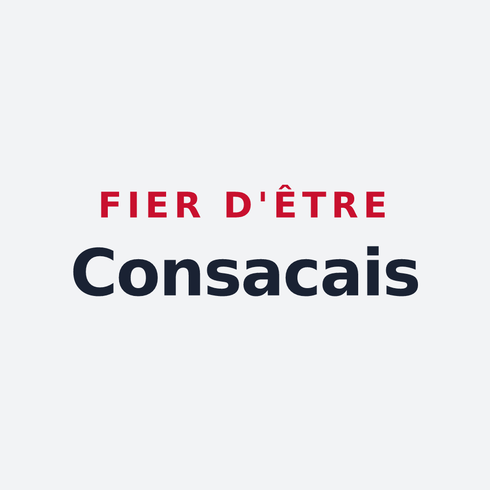 Poster « Fier d'être Consacais » — design pour Consac