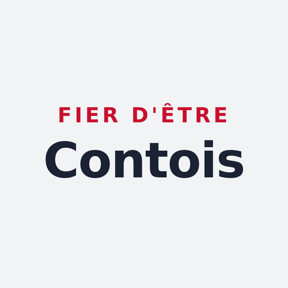 Poster « Fier d'être Contois » — design pour Contault